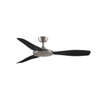 GlideAire Ceiling Fan - Black / Brushed Nickel