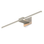 Z-Bar Wall Sconce - Brushed Nickel