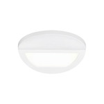 Traverse Aubrey Ceiling Light Fixture - White / White Acrylic
