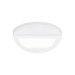 Traverse Aubrey Ceiling Light Fixture - White / White Acrylic