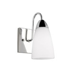 Seville Wall Light - Chrome / Etched White