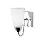 Seville Wall Sconce - Chrome / Etched White