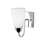 Seville Wall Light - Chrome / Etched White