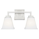 Ellis Harper Bathroom Vanity Light - Brushed Nickel / Satin Etched