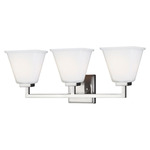 Ellis Harper Bathroom Vanity Light - Brushed Nickel / Satin Etched