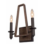 Duluth Double Wall Light - Satin Bronze