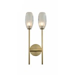 June Wall Light - Winter Brass / Frosted