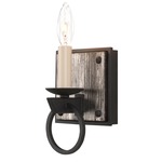 Laramie Wall Sconce - Black Iron