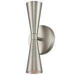 Milo Wall Sconce - Satin Nickel / Satin Nickel