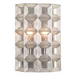 Prado Wall Sconce - Oxidized Silver Leaf / Capiz Shell