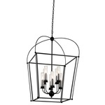 Sutter Outdoor Pendant - Matte Black / Clear