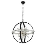 Angelo Pendant - Matte Black / Firenze Clear
