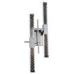 Apollo Wall Sconce - Polished Chrome / Firenze Clear