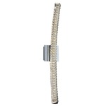 Aries Wall Sconce - Chrome / Firenze Clear