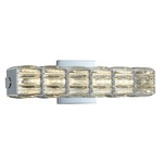 Campodoro Bathroom Vanity Light - Polished Chrome / Firenze Clear