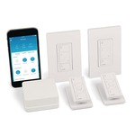 Caseta Wireless In-Wall Dimmer Switch (2-Count) Starter Kit - White