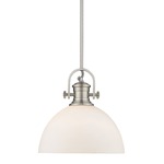 Hines Pendant - Pewter / Opal