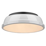 Duncan Ceiling Light Fixture - Black / White