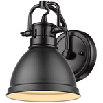 Duncan Wall Light - Matte Black / Matte Black / Matte Black