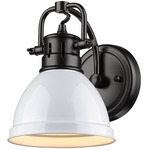 Duncan Wall Light - Black / White / White