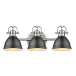 Duncan Bathroom Vanity Light - Pewter / Matte Black