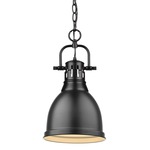 Duncan Chain Pendant - Matte Black