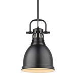 Duncan Downrod Pendant - Matte Black