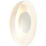 Aura Plus Wall Light - White / Opal
