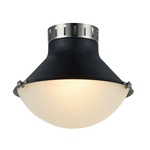 Notting Ceiling Light Fixture - Brushed Nickel / Frosted