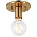 Kasa Ceiling Light Fixture - Aged Gold Brass