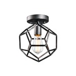 Geometry Ceiling Light Fixture - Rusty Black