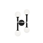 Stellar Wall Light - Black / Opal