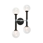 Stellar Wall Light - Black / Clear