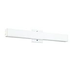 Moirlite Bathroom Vanity Light - Aluminum / Frosted