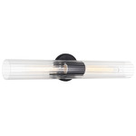 Odette Wall Sconce - Black / Clear