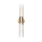 Odette Wall Sconce - Aged Gold Brass / Clear