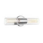 Odette Wall Sconce - Chrome / Clear
