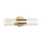 Odette Wall Sconce - Aged Gold Brass / Clear