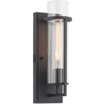 Tubulaire Wall Light - Matte Black / Clear