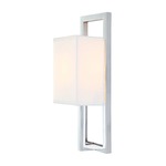 Cadre Wall Light - Chrome / White