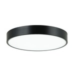 Plato Ceiling Light Fixture - Black / Frosted