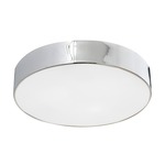 Snare Ceiling Light Fixture - Chrome / Frosted
