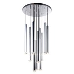 Reign Multi Light Pendant - Chrome / Clear