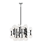 Stellar Chandelier - Black / Clear