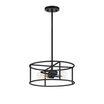 Candid Round Pendant - Rusty Black