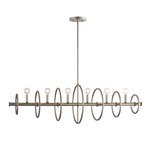 Hoopa Linear Pendant - Rusty Silver