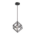 Geometry Pendant - Rusty Black