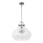 Dervissi Pendant - Chrome / Clear