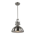 Cresswell Pendant - Brushed Nickel / Frosted