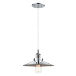 Bulstrodes Workshop Shade Pendant - Chrome / Chrome